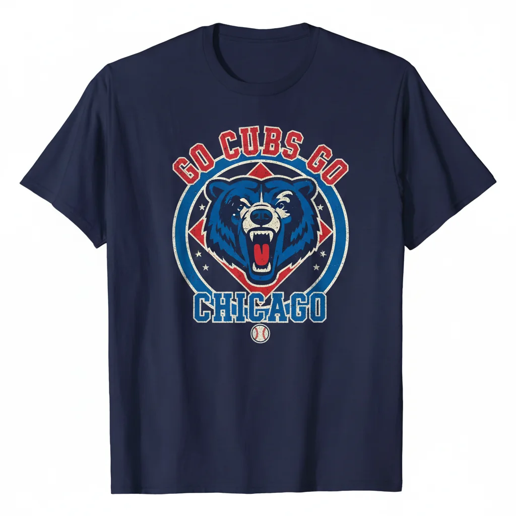 Chicago Cubs Go Cubs Go Shirt | Durable, Pre-Shrunk & Fade-Resistant