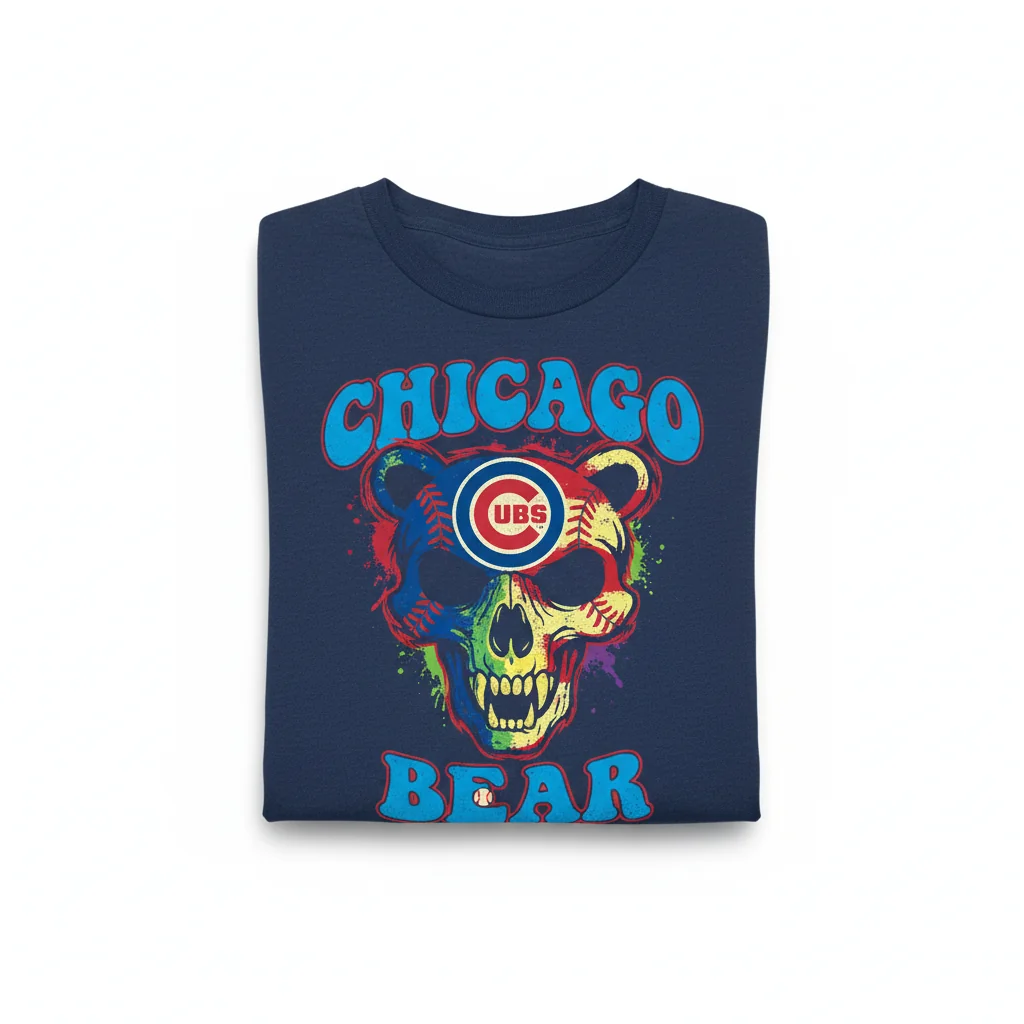 Chicago Cubs x Grateful Dead Logo Shirt – Ultimate Fan Comfort & Durability