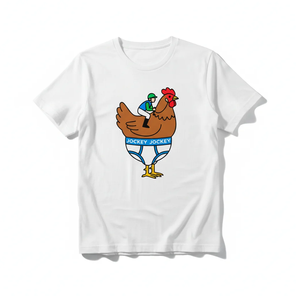 Chicken Jockey Essential T-Shirt: Unrivaled Comfort & Lasting Style