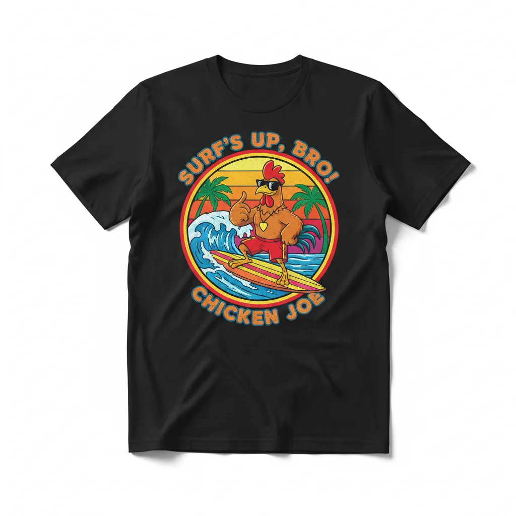 Chicken Joe Surfs Up Tee – The Wave Rider Collection