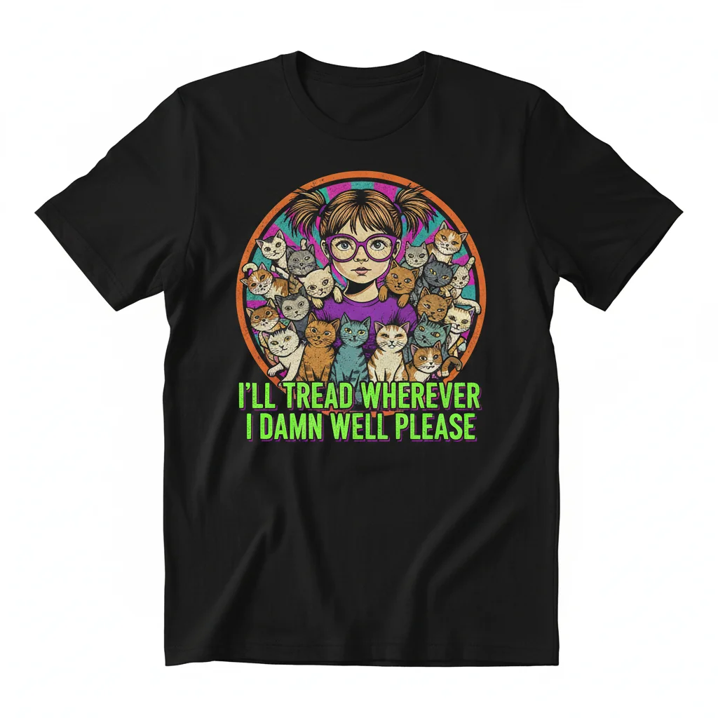 Cat Lady Attitude Unisex Tee