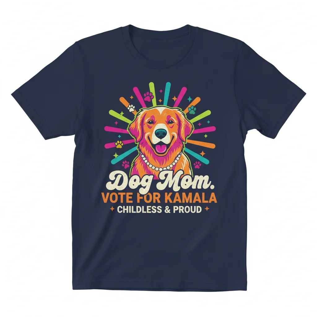 Pro-Kamala Dog Lover's Premium Cotton Tee - Durable & Eco-Friendly