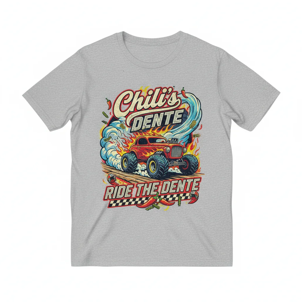 Chili's "Ride the Dente" Racing Graphic Tee | Premium Cotton Unisex T-Shirt