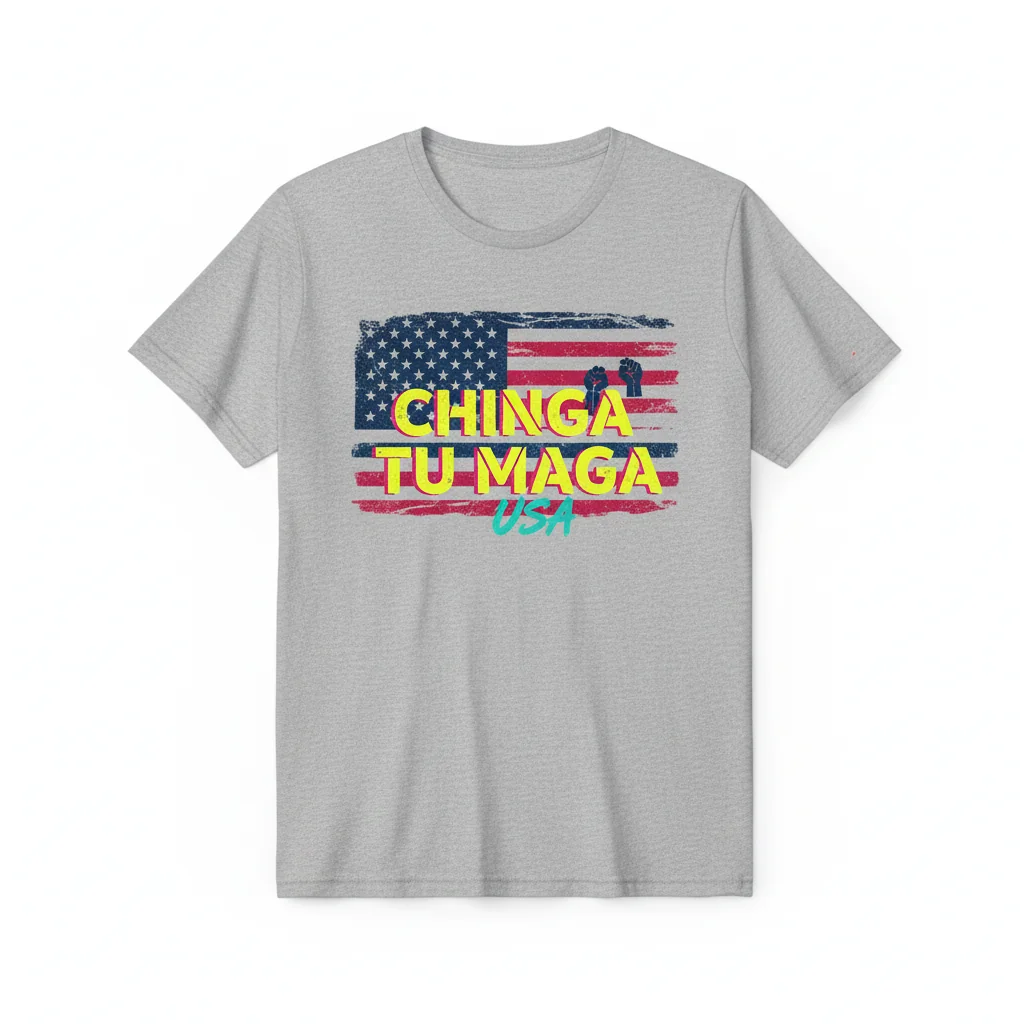 Embrace Your Voice: The 'Chinga Tu Maga USA' Statement Tee