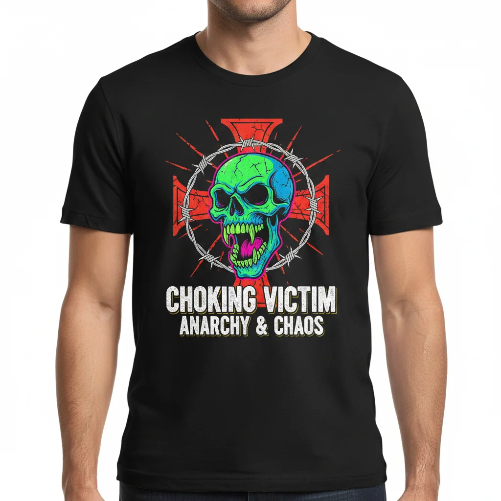 Choking Victim Vintage Punk Rock Essential T-Shirt – Durable, Vibrant & Perfect Fit