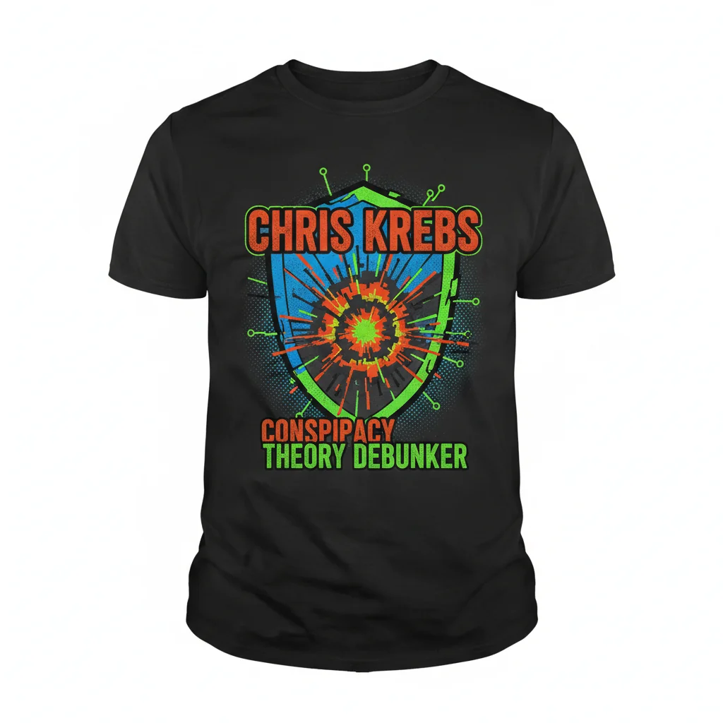 Chris Krebs Conspiracy Theory Debunker T-Shirt - Essential Cotton Tee