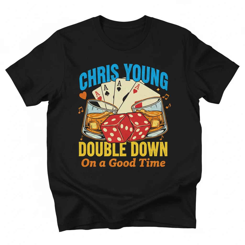 Chris Young: Double Down on a Good Time Tee