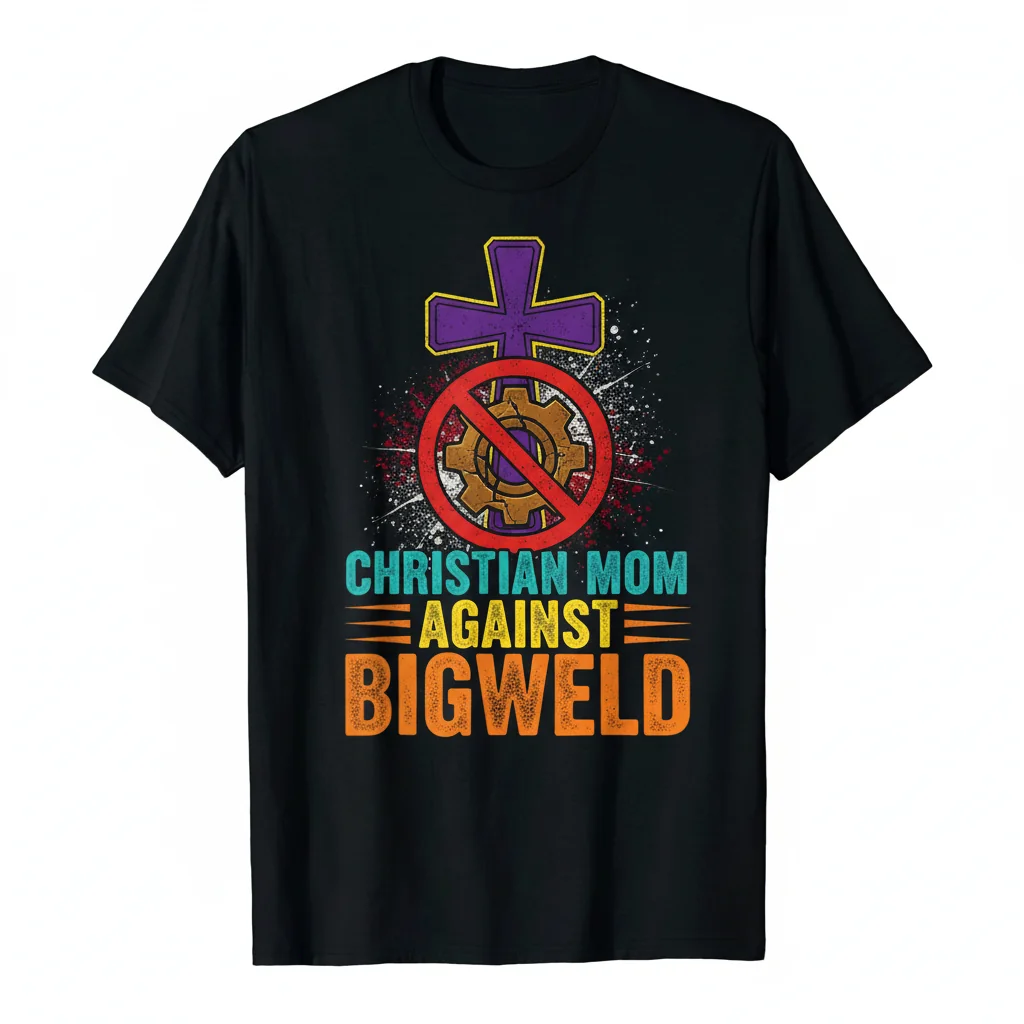 Christian Mom Against BIGWELD - Funny Statement T-Shirt