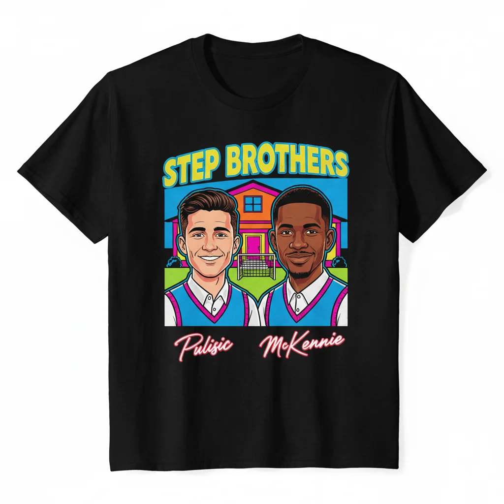 Christian Pulisic & Weston McKennie 'Step Brothers' Signature Fan Shirt - Durable & Comfortable