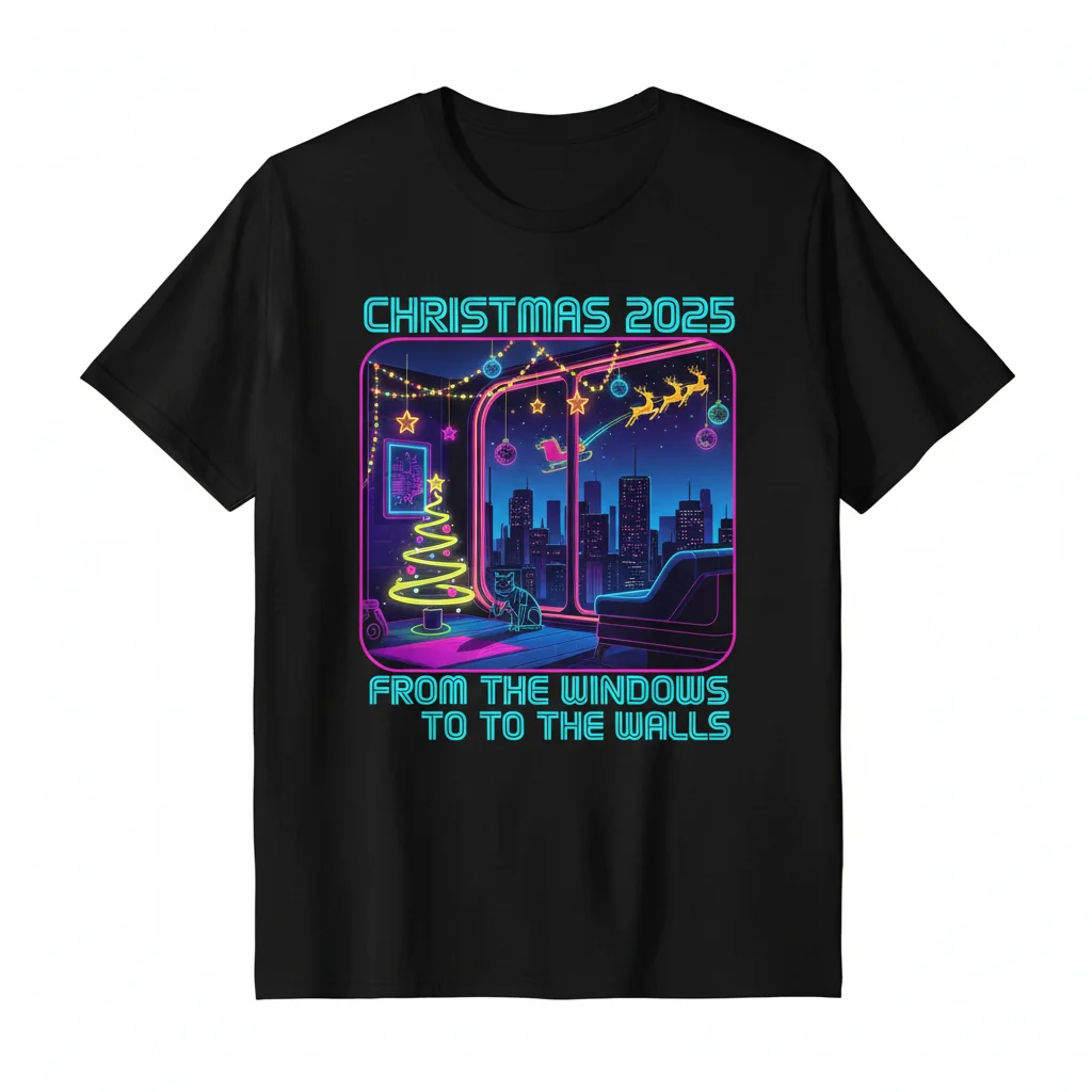 Christmas from the Windows to the Walls 2025 T-Shirt