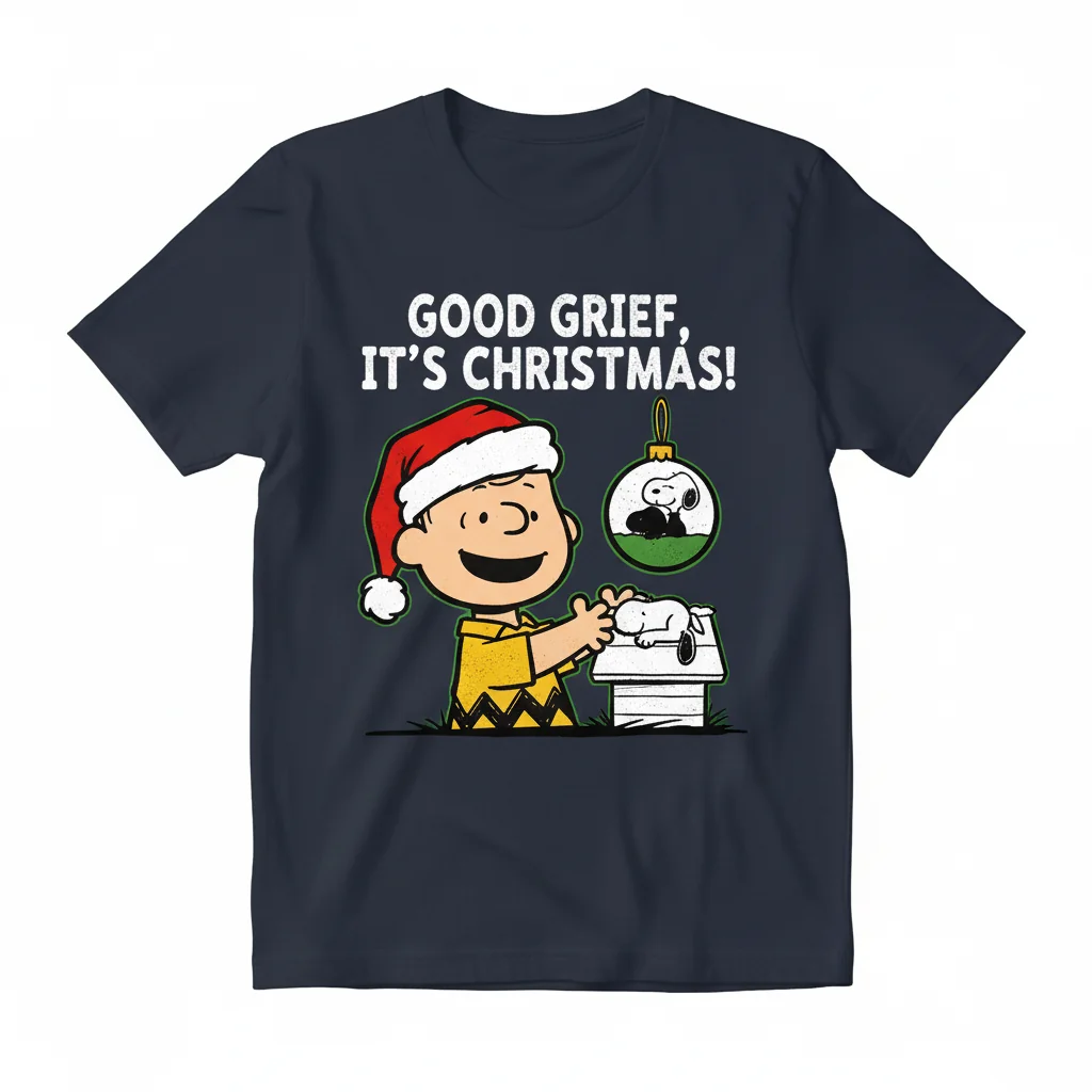 Durable Charlie Brown Peanuts Santa Hat Christmas Ornament – Fade-Resistant & Built to Last
