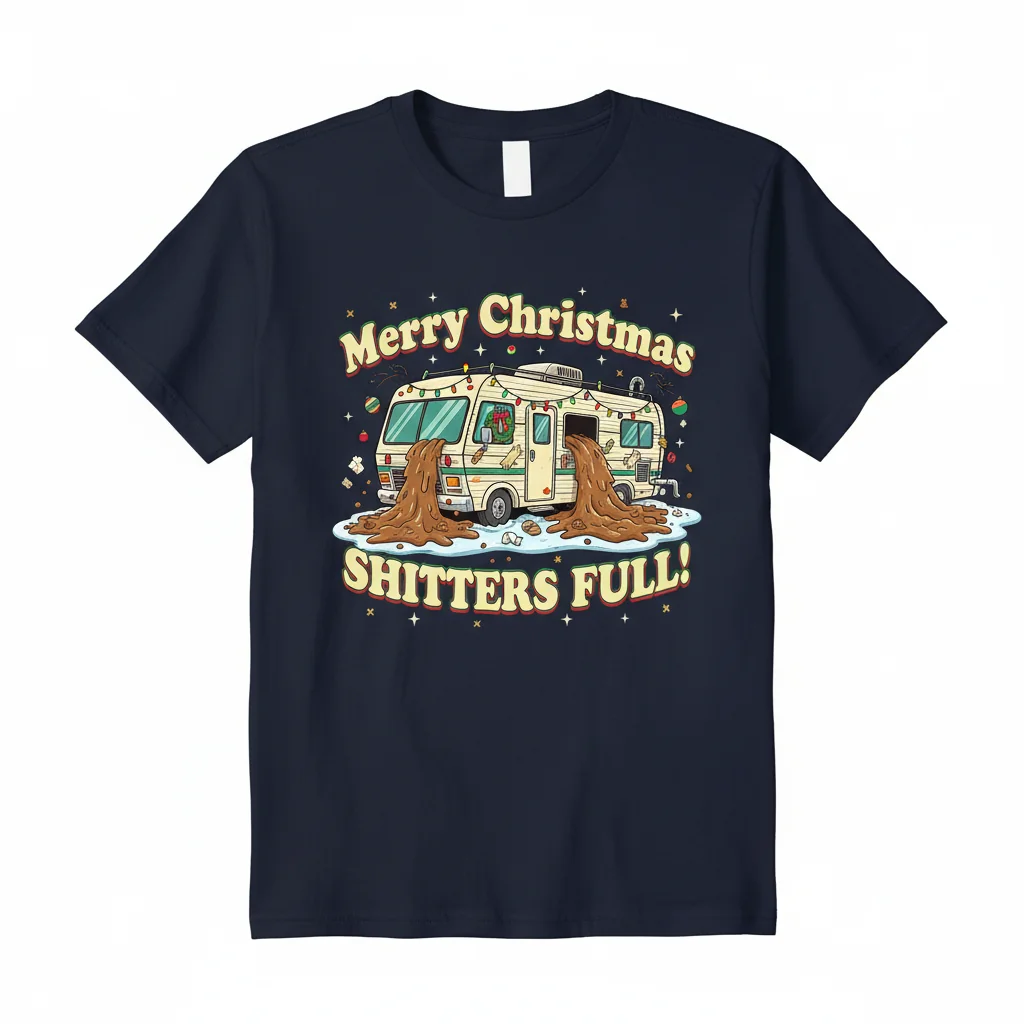 Street-Ready "Merry Christmas Shitters Full" Tee