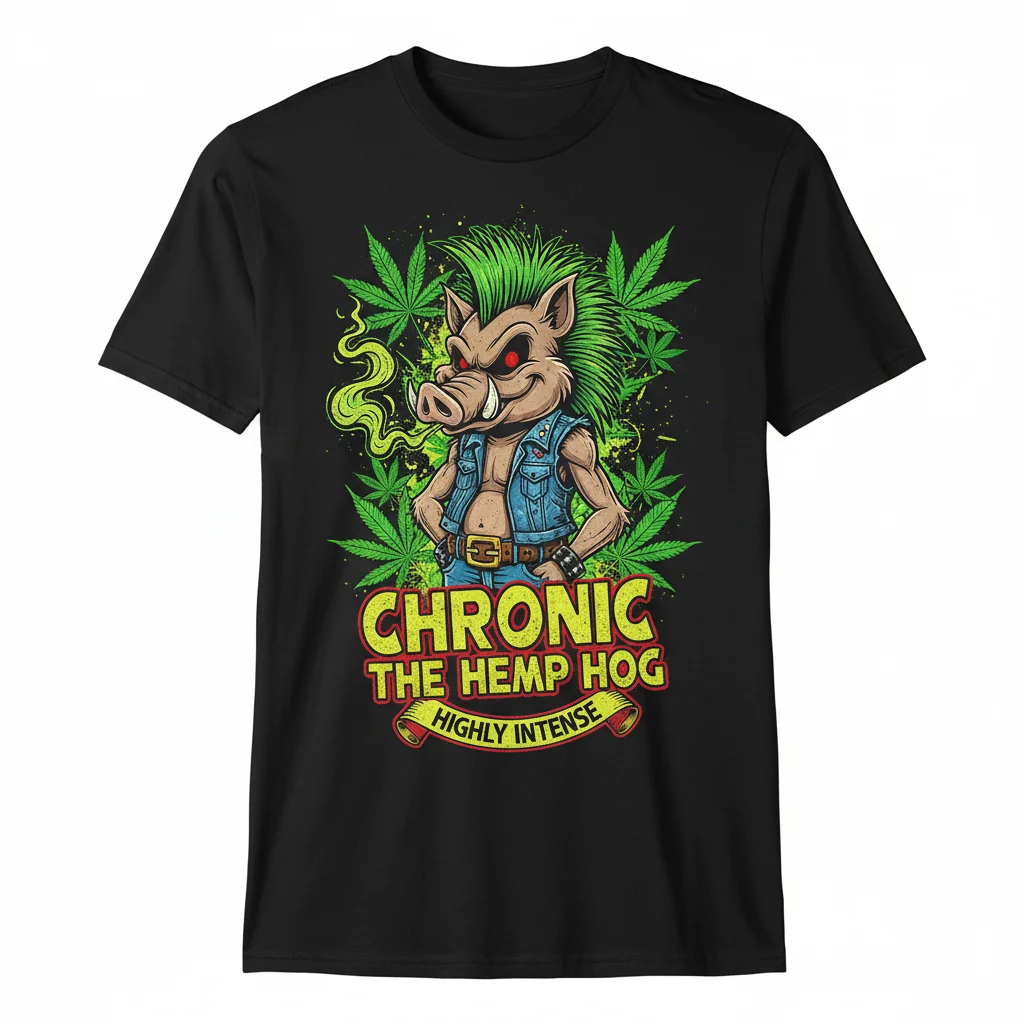 Chronic The Hemp Hog Essential T-Shirt: Unmatched Comfort & Lasting Style