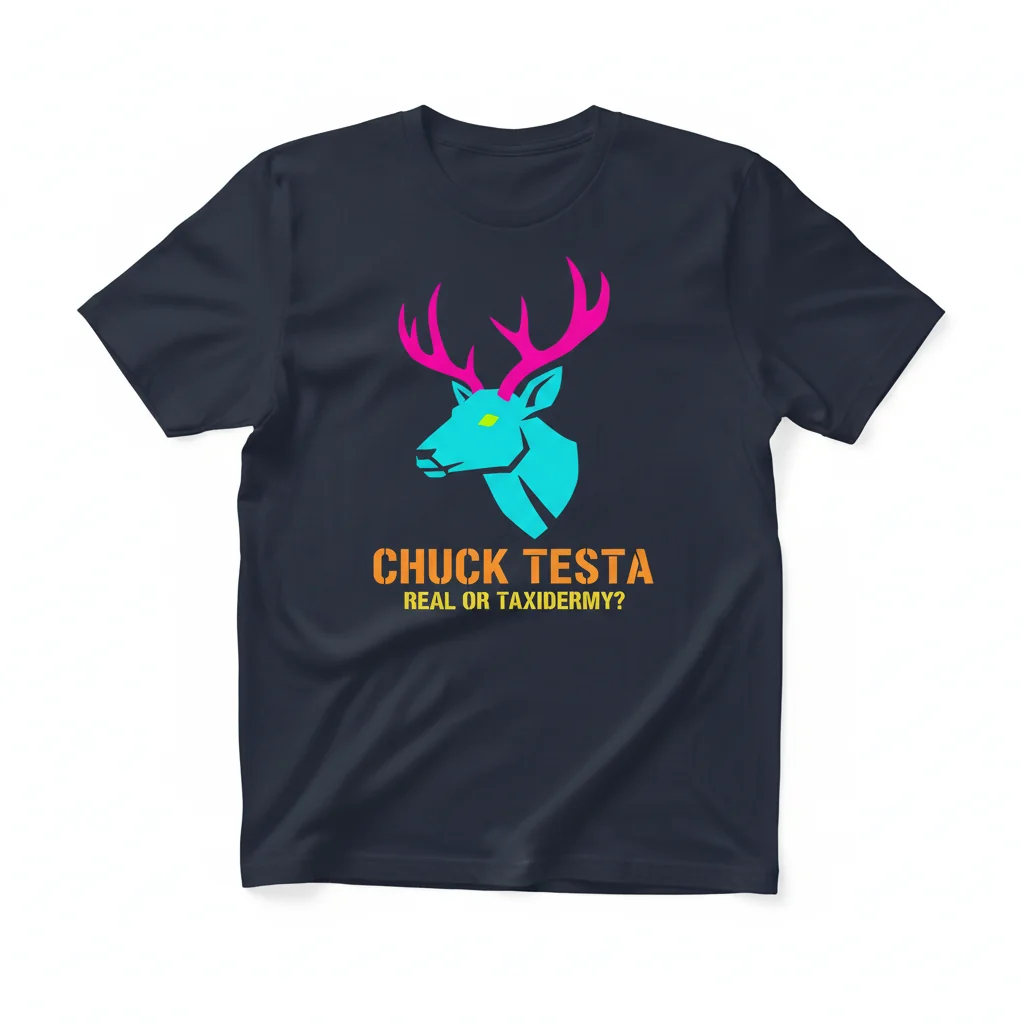 Chuck Testa Essential T-Shirt – Premium 100% Cotton, Retail Fit & Durable Design