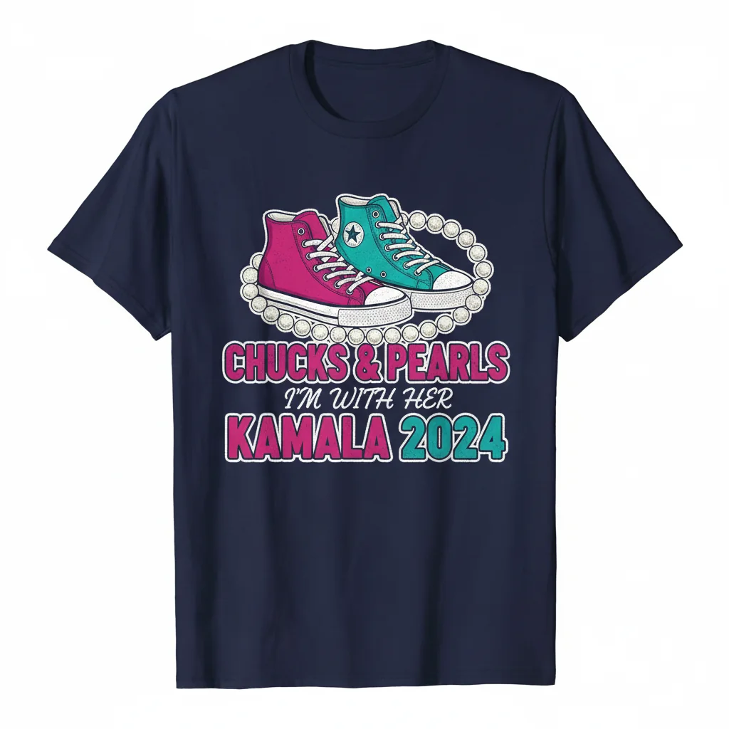 Chucks and Pearls Kamala 2024: Stand With Her, Wear Your Voice