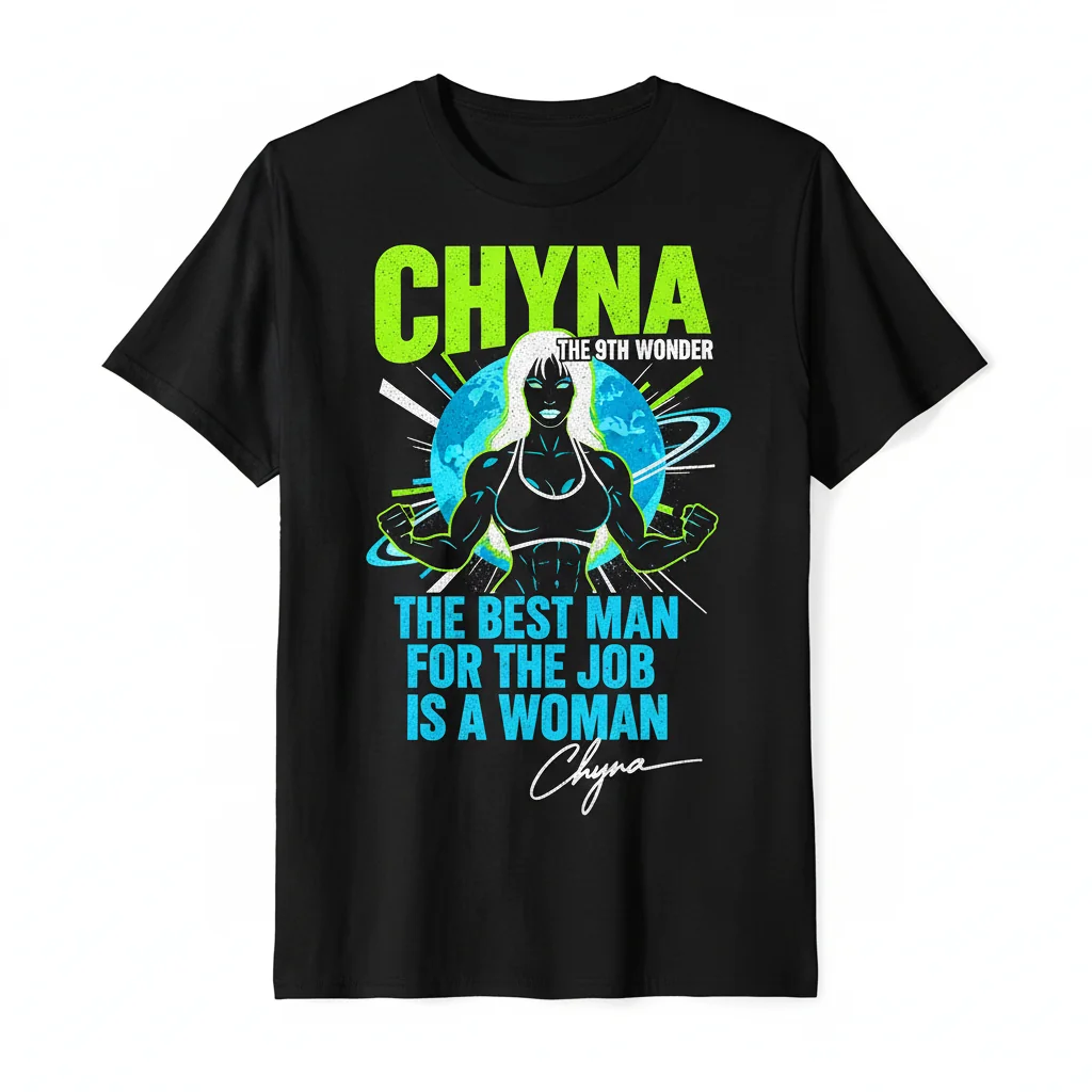 Chyna The 9th Wonder: Empowering Graphic Signature Shirt