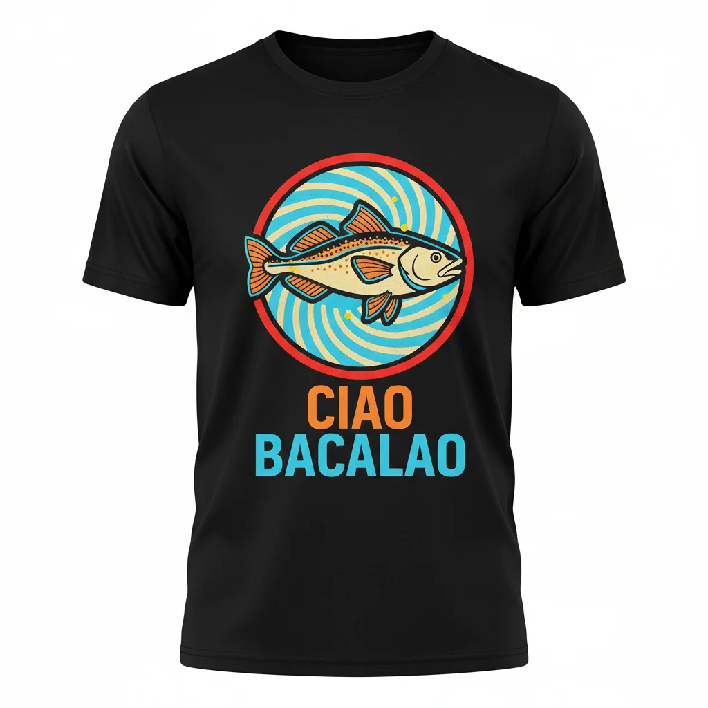 Ciao Bacalao: Embrace the Rhythm of the Ocean Active Tee