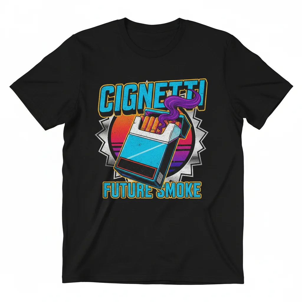 Cignetti Cigarettes Vintage Style T-Shirt - Retro Tobacco Brand Tee