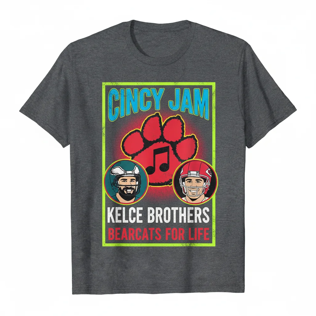 Cincinnati Bearcats Cincy Jam Kelce Bros Fan Shirt - Premium Comfort & Durability