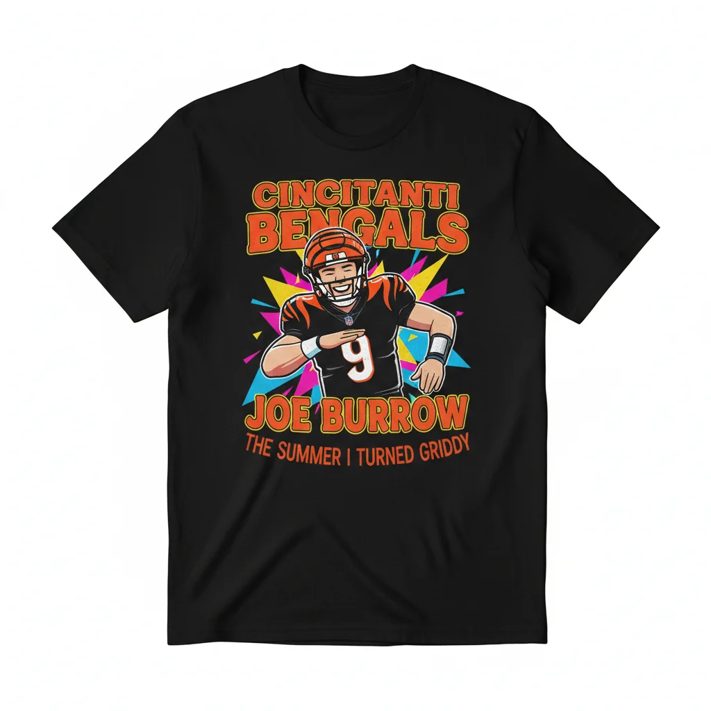 Joe Burrow Griddy Shirt | Cincinnati Bengals Fan Tee - Durable & Comfort Fit