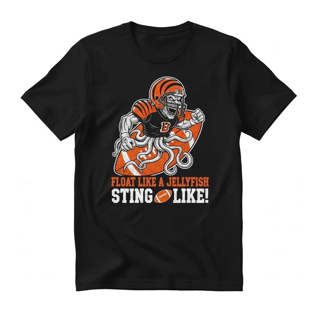 Cincinnati Bengals Jelly Man: Float, Sting, and Conquer Tee