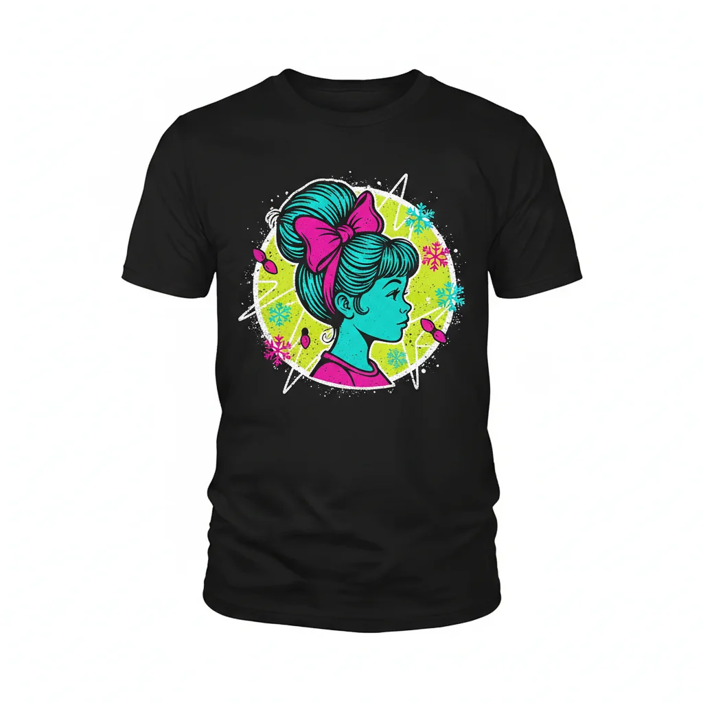 Cindy-Lou Who Essential Tee: Iconic Chill Vibes