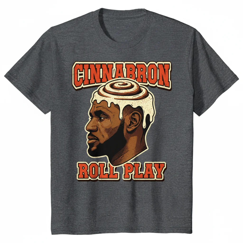 Cinnabron Lebron Vibin' Roll Tee