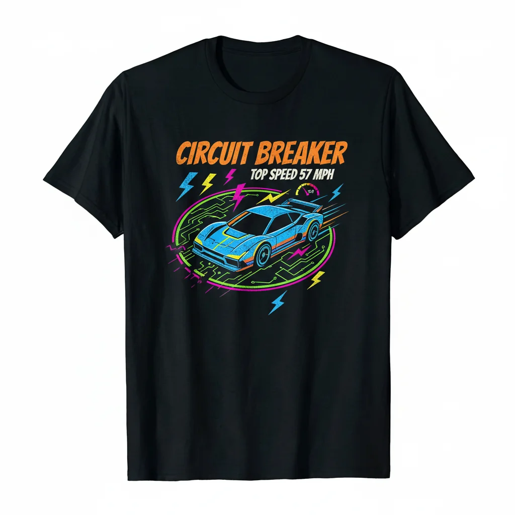 Circuit Breaker 57 MPH Racing T-Shirt - Premium Cotton Tee