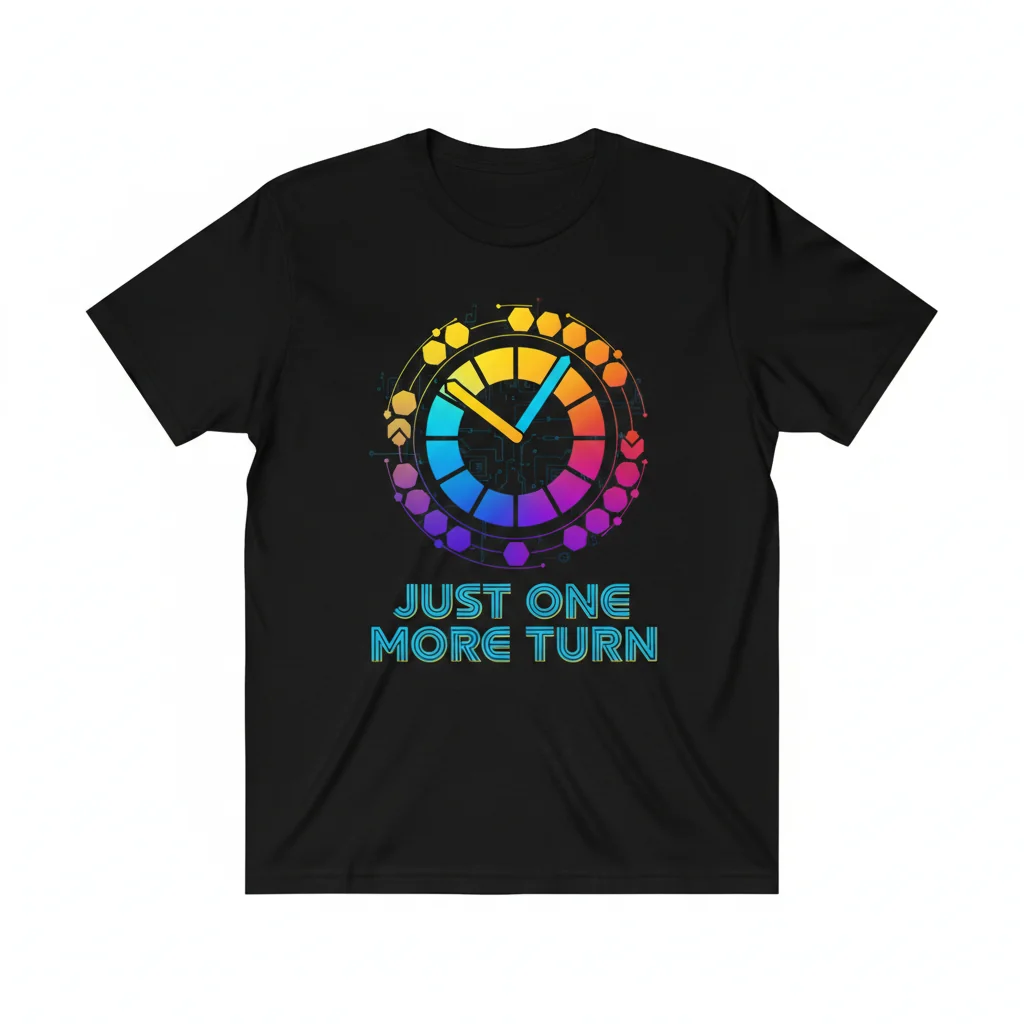 Civ V 'One More Turn' Light T-Shirt - Premium Essential Cotton Tee for Gamers