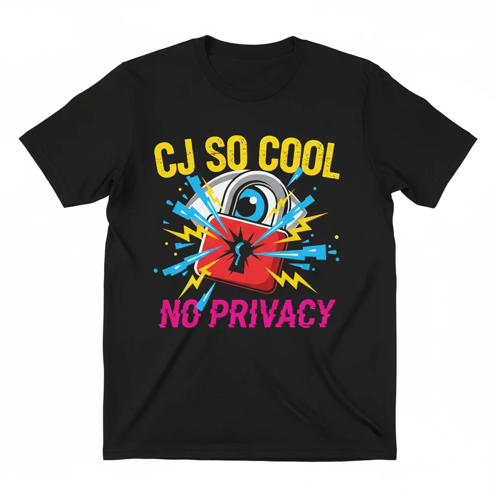 Cj So Cool Merch: No Privacy – Unfiltered Expression Essential Tee