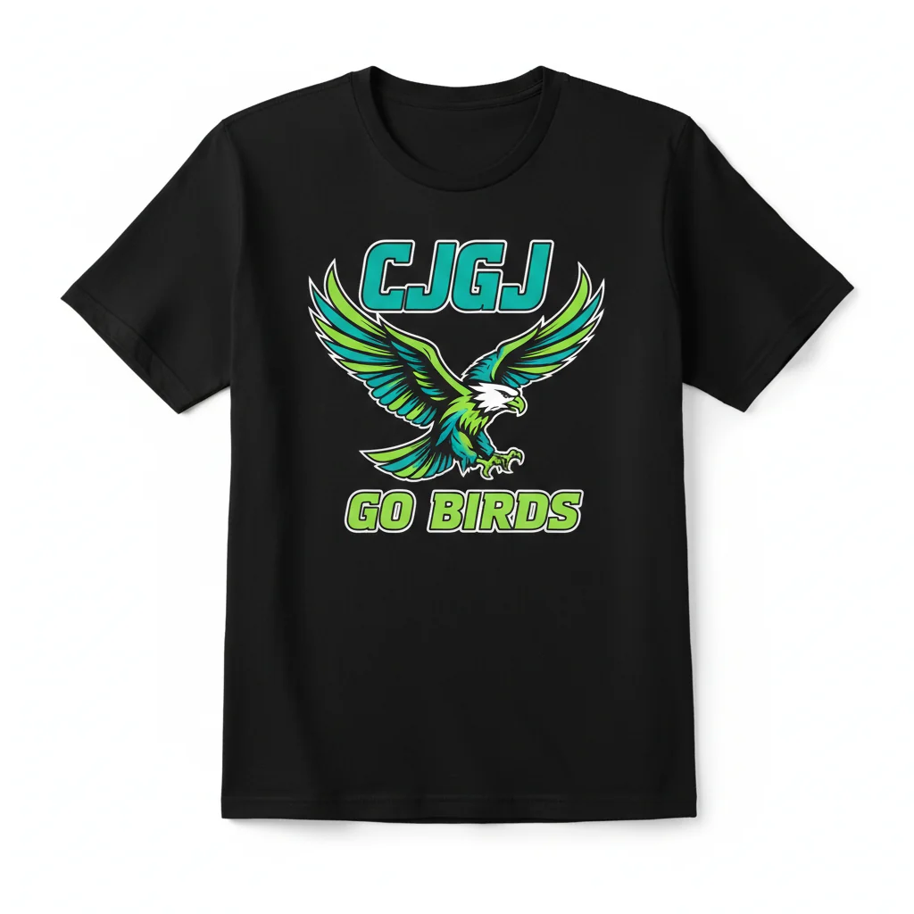 CJGJ GO BIRDS Essential T-Shirt – Unwavering Fandom, Lasting Comfort 1 CJGJ GO BIRDS Essential T-Shirt – Unwavering Fandom, Lasting Comfort