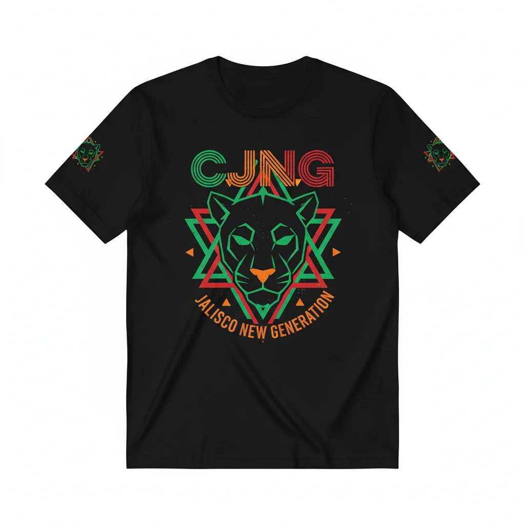 CJNG Jalisco New Generation Cartel 3D T-Shirt - Men's Graphic Tee