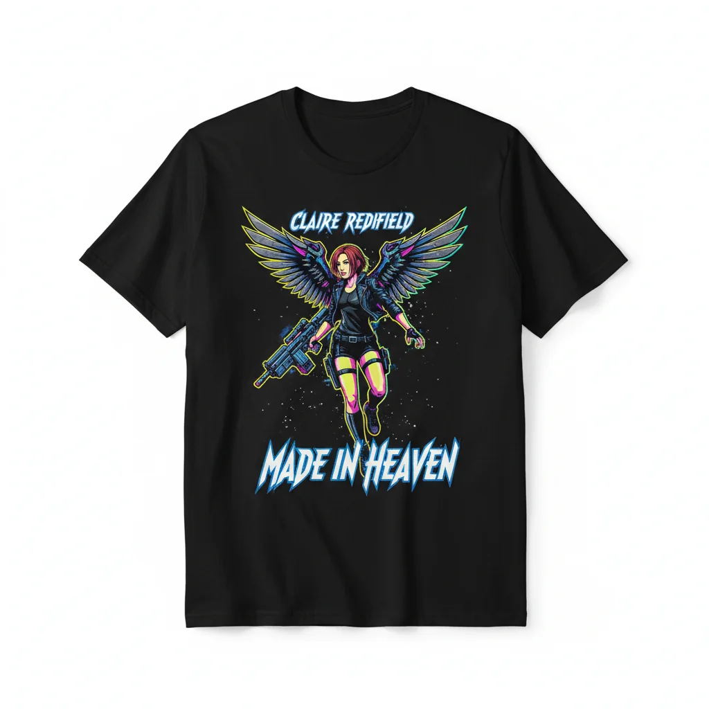 Claire Redfield Made in Heaven Design 2 Remake Essential T-Shirt - Premium Cotton Gaming Tee