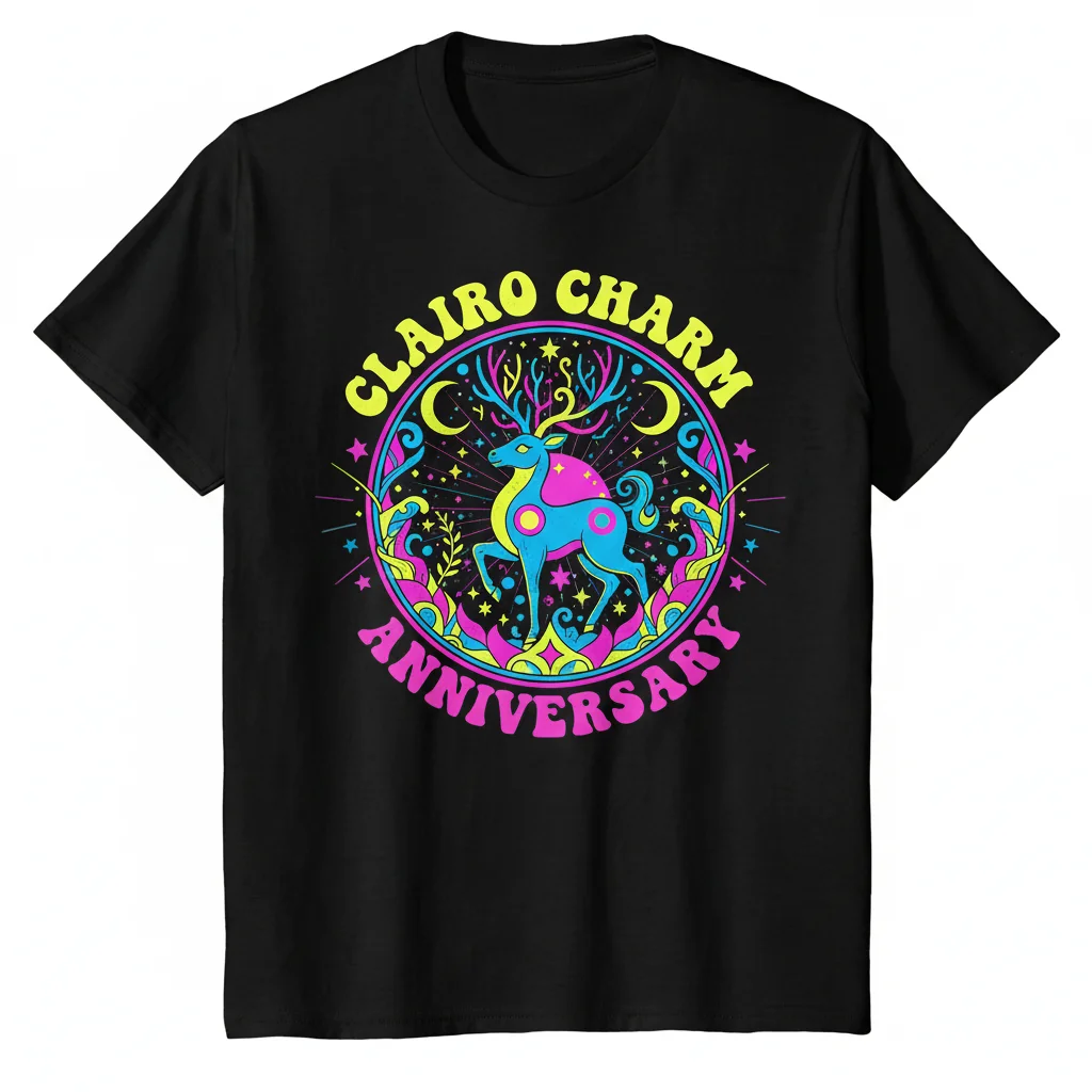 Clairo Charm Anniversary Wildlife Tee - Durable, Vibrant & Eco-Friendly