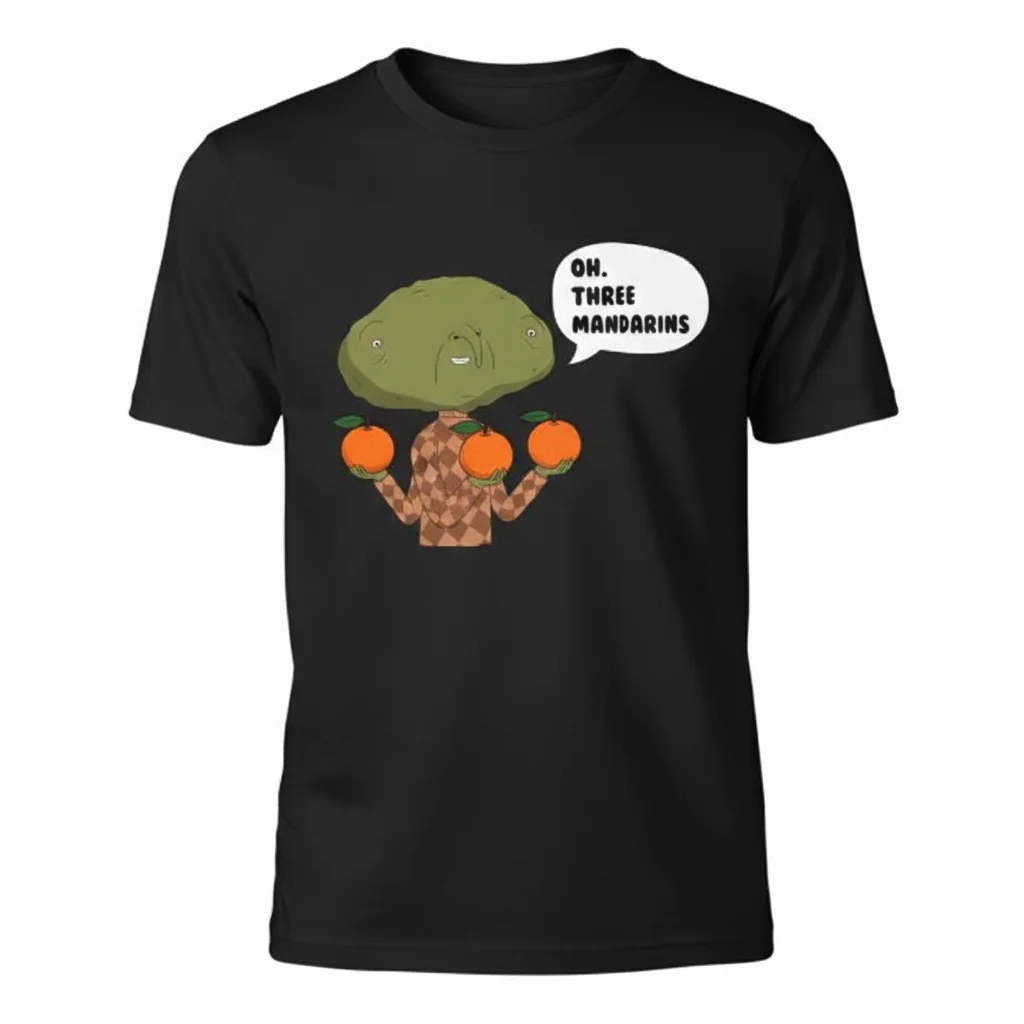 Clarence - Three Mandarins Essential T-Shirt: Lasting Style, Perfect Fit