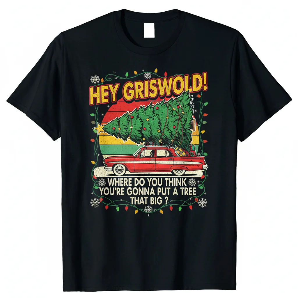 Clark Griswold 'Where You Gonna Put That Tree' Christmas Vacation Shirt - Funny Holiday Tee