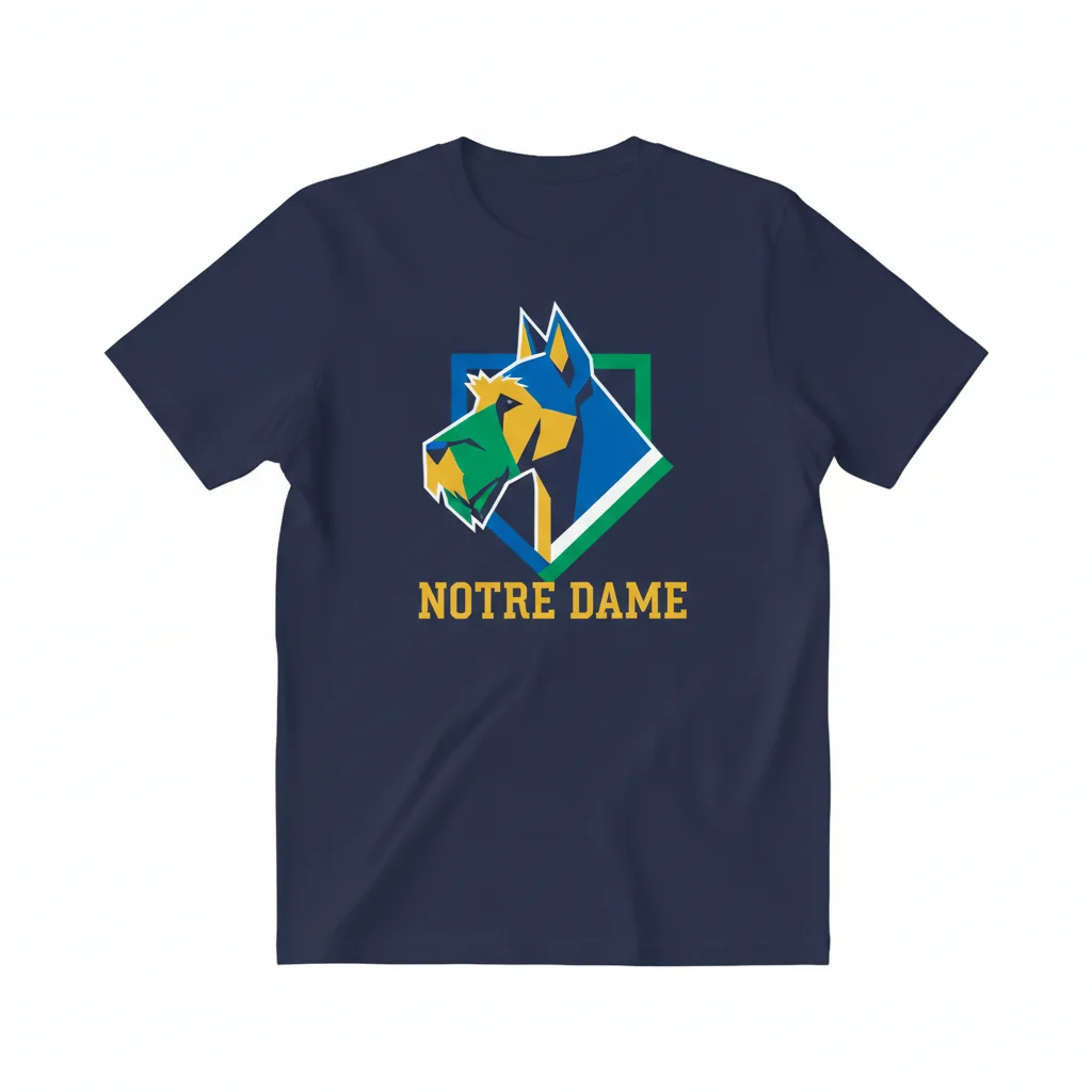 Clashmore Mike Notre Dame Premium Essential T-Shirt – Durable, Vibrant & Perfect Fit
