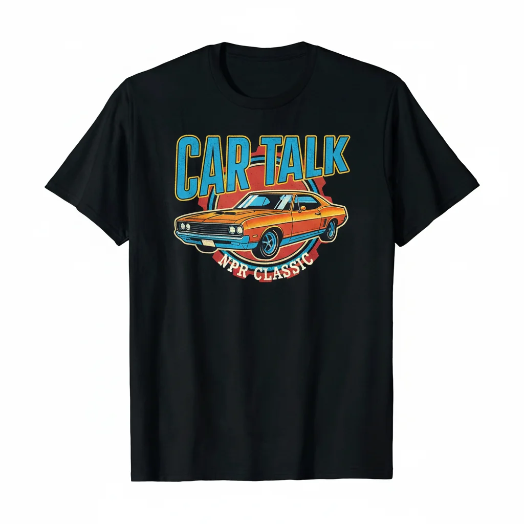Classic Car Talk Unisex T-Shirt – Durable, Pre-Shrunk Comfort for NPR Fans