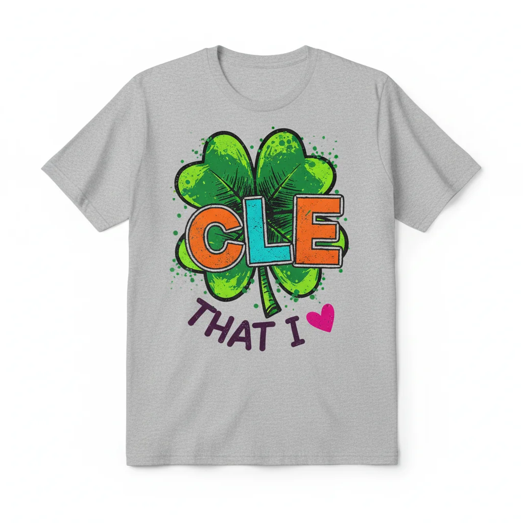 Cleveland Shamrock Love T-Shirt - St. Patrick's Day Pride Tee