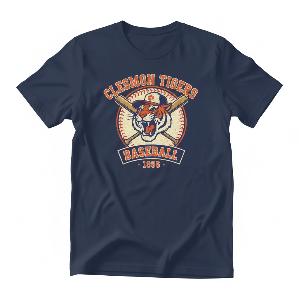 Clemson Tigers Retro Baseball Shirt: Vintage Spirit, Modern Comfort
