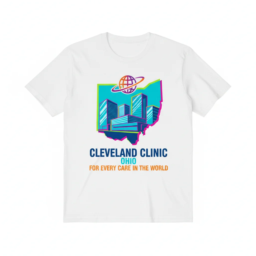 Cleveland Clinic Ohio T-Shirt | 'For Every Care in The World' Design