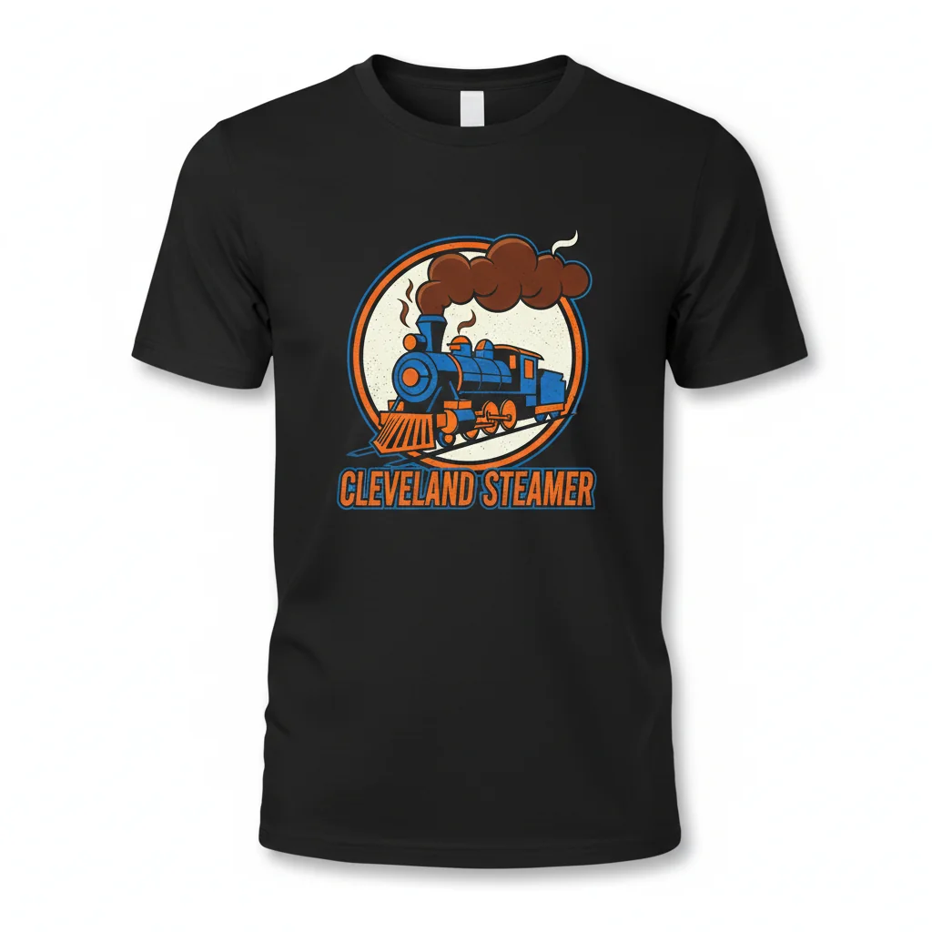Cleveland Steamer Urban Humor Graphic Tee - Premium Ring-Spun Cotton T-Shirt
