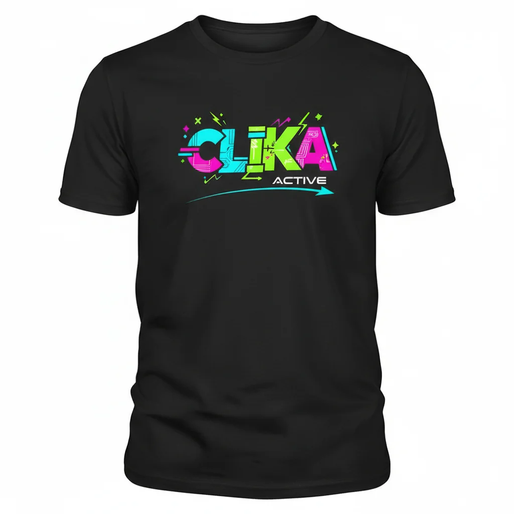 Clika Logo: Wear Your Inspiration Active T-Shirt