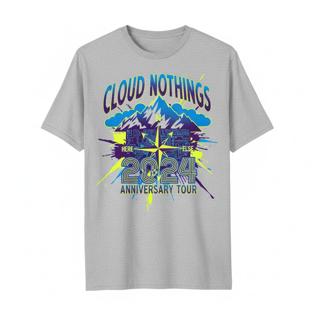 Cloud Nothings 'Here & Nowhere Else' Tour Tee '24