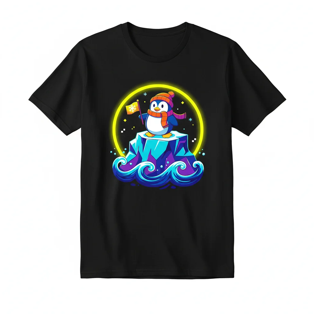 Club Penguin On Iceberg Essential T-Shirt: Lasting Comfort & Vibrant Style