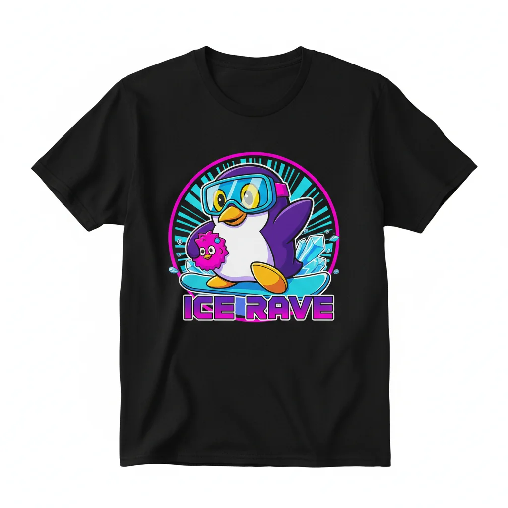 Purple Penguin Club Tee
