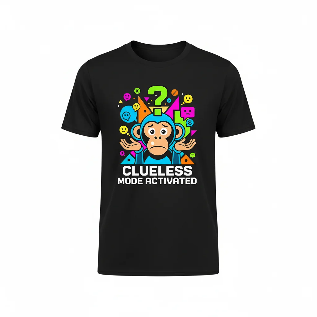 Clueless Monkey Essential T-Shirt: Unmatched Comfort & Lasting Style