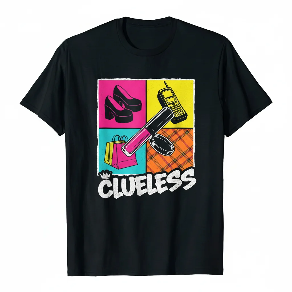 Clueless Movie Poster T-Shirt – Iconic 90s Fashion Tee