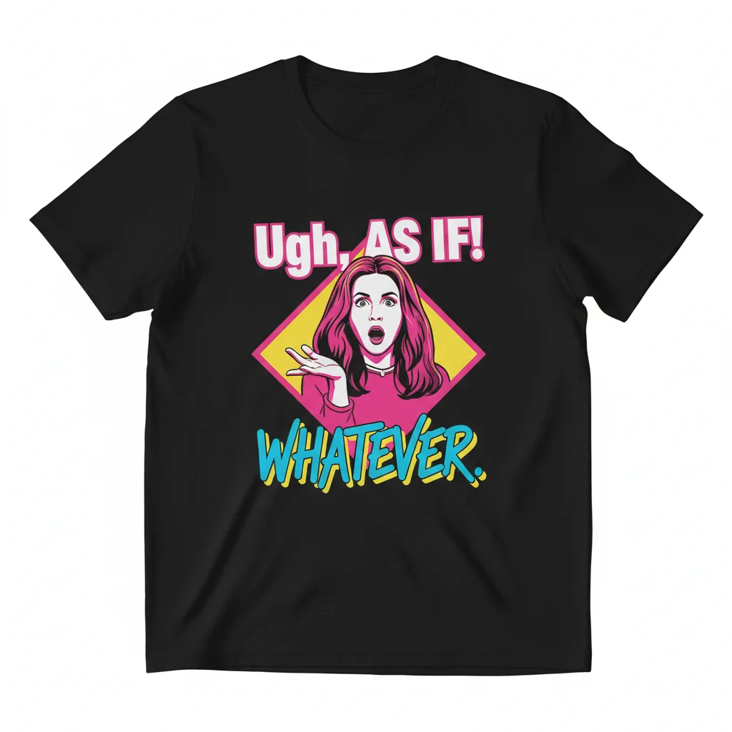 Clueless Whatever Meme Essential T-Shirt - Iconic 90s Style Tee