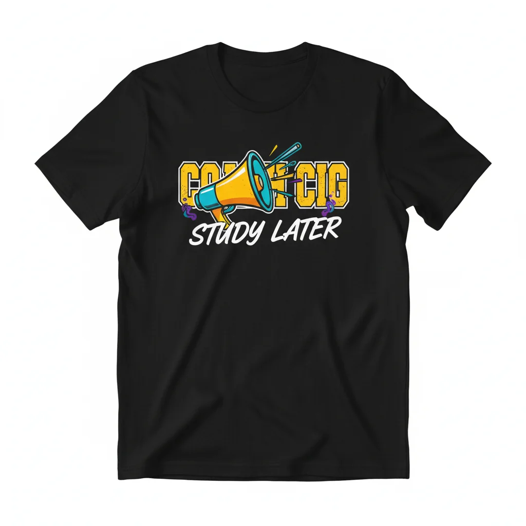 Coach Cig Study Later – Premium Comfort & Lasting Style Tee